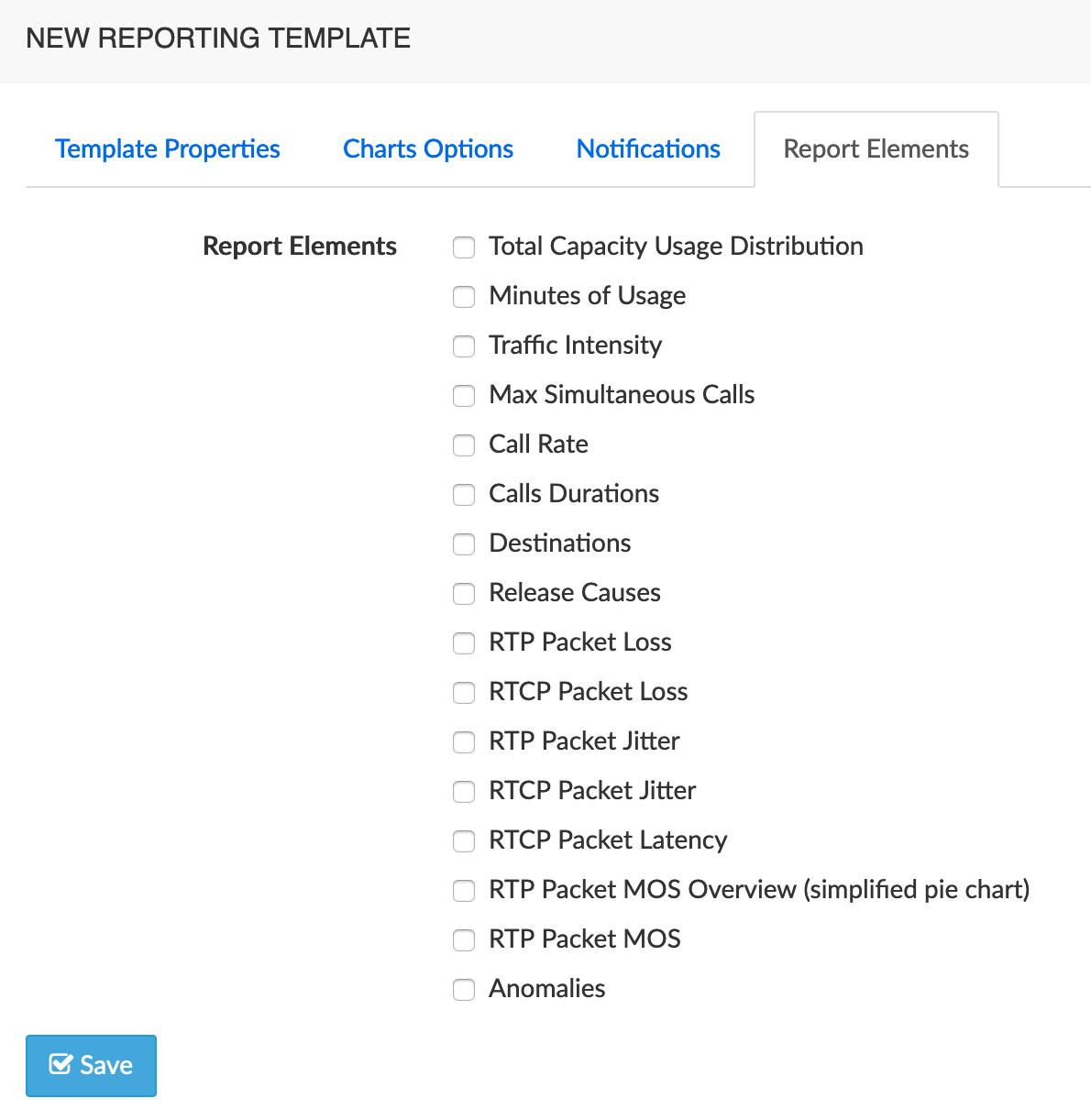 PDF Reporting Template → Report
Elements