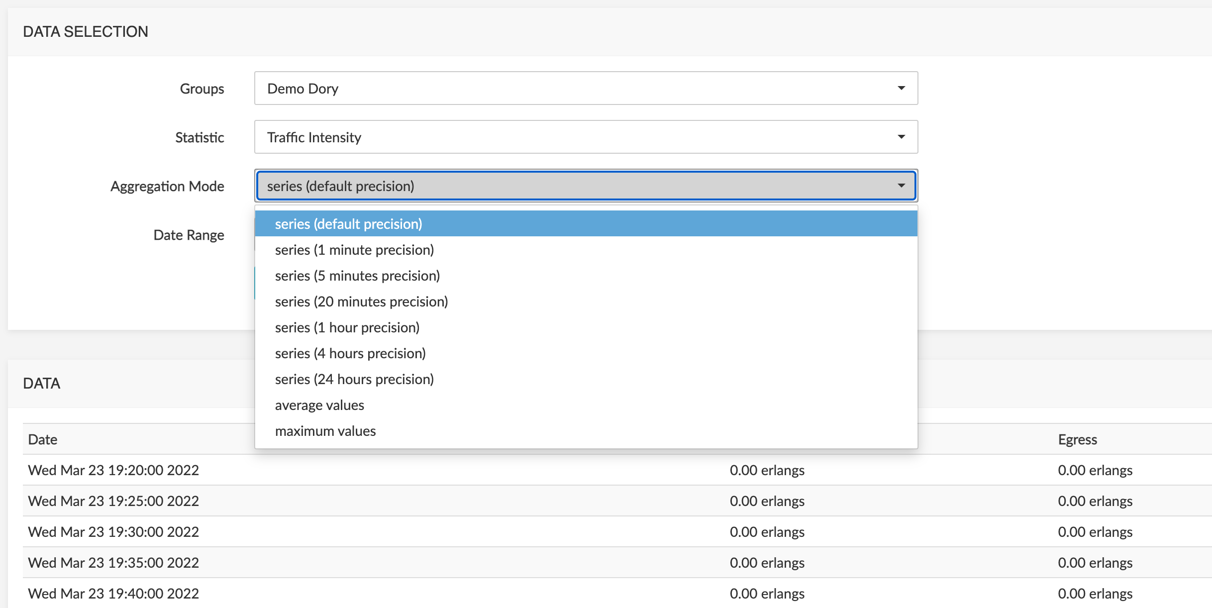 Export Data Tool